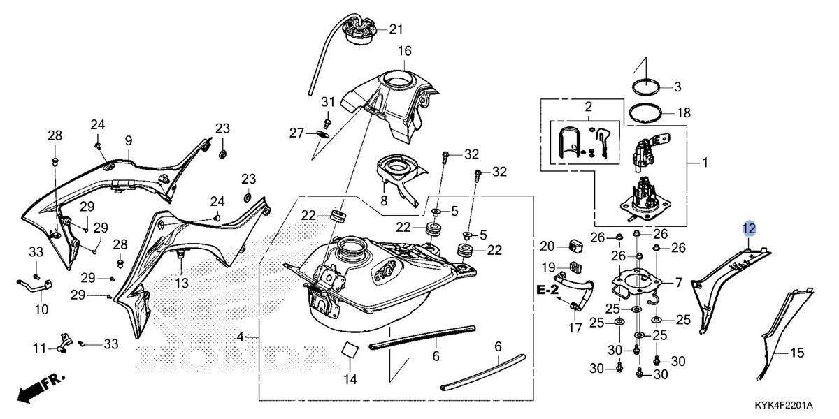 Honda OEM part 17546-K28-A60