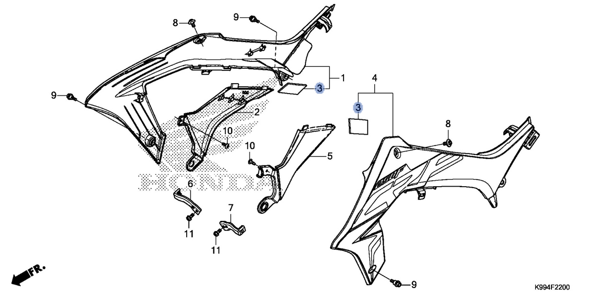 Honda OEM part 17547-K99-A00