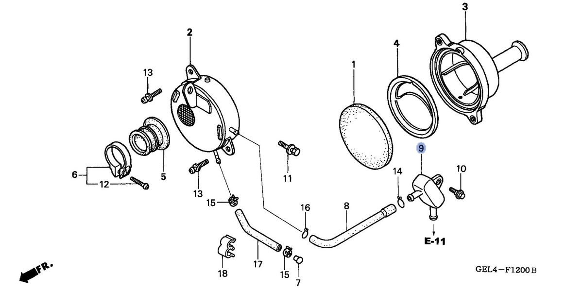 Honda OEM part 17551-GCF-A20