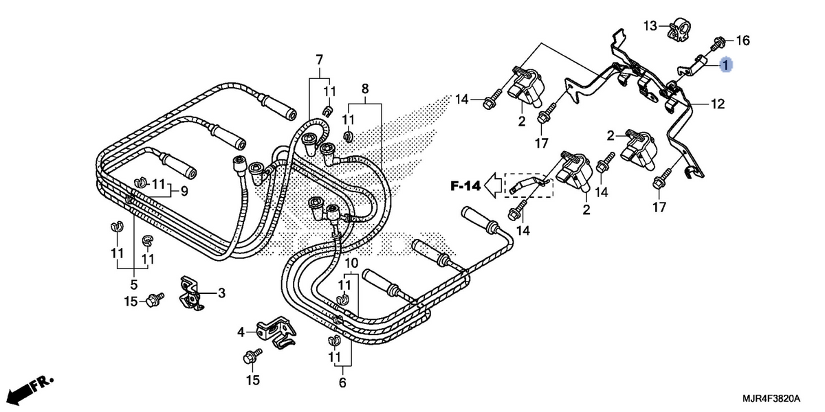 Honda OEM part 17551-MJR-670