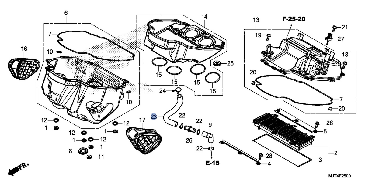 Honda OEM part 17551-MJT-E00