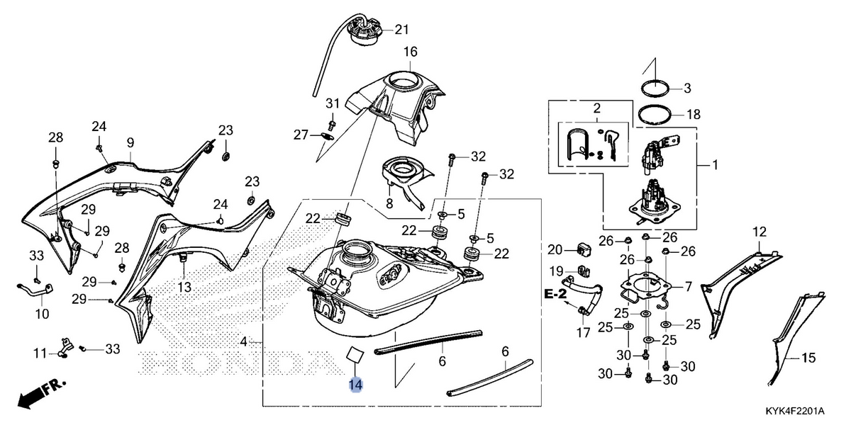 Honda OEM part 17556-K28-910