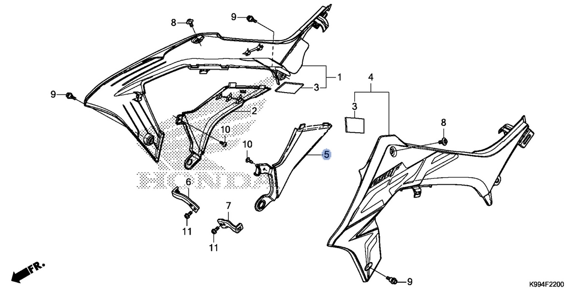 Honda OEM part 17556-K99-A00