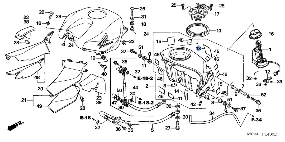 Honda OEM part 17556-MEE-300