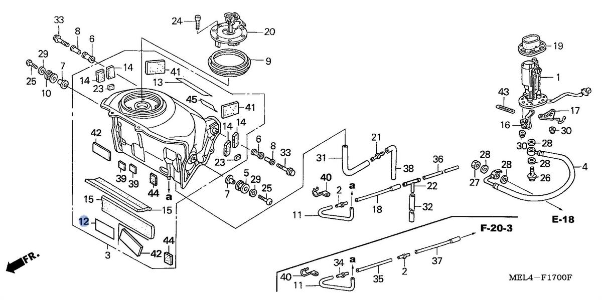 Honda OEM part 17556-MEL-300