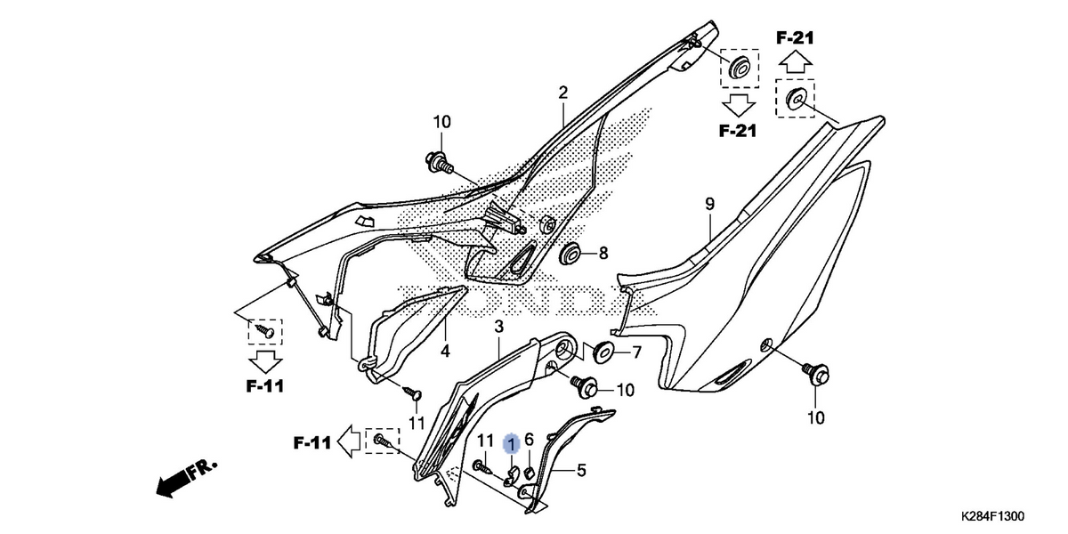 Honda OEM part 17557-K28-910