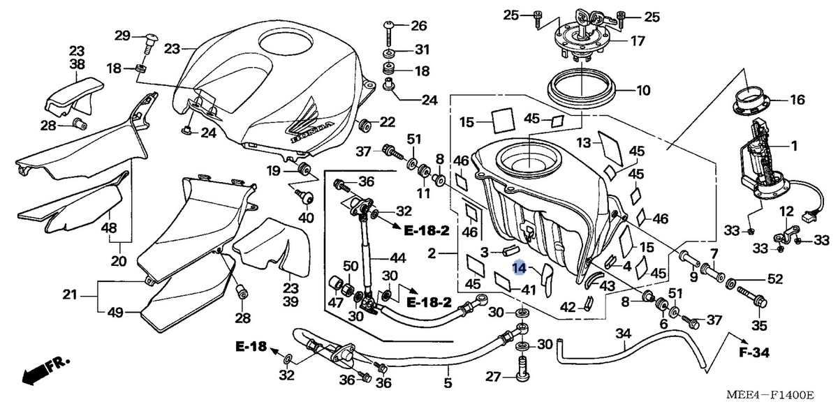 Honda OEM part 17557-MEE-300