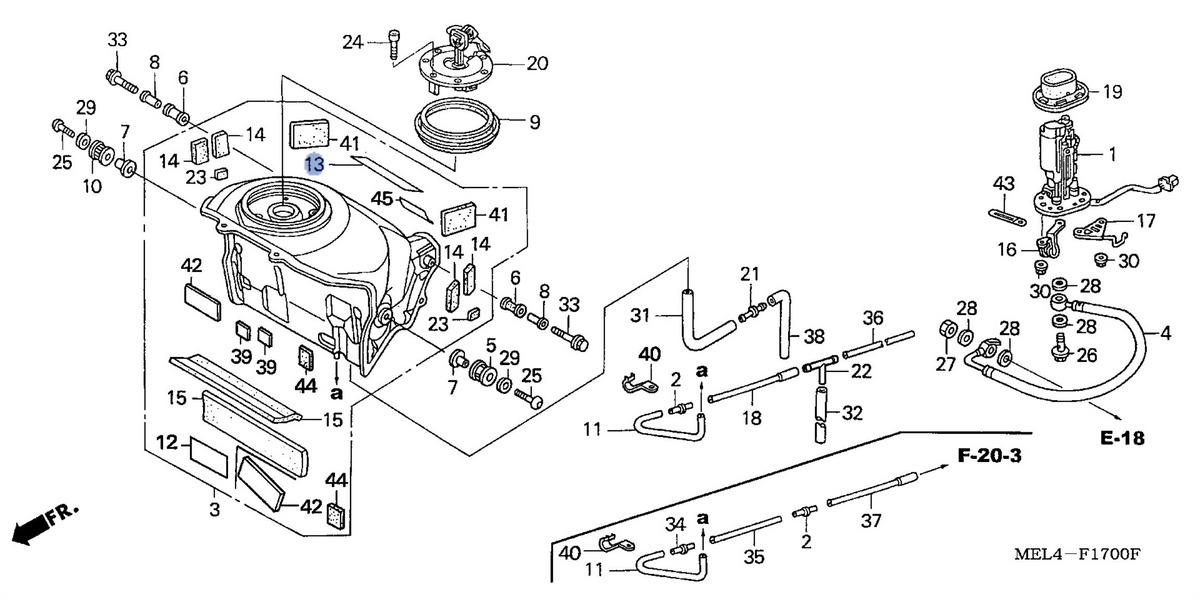 Honda OEM part 17557-MEL-300