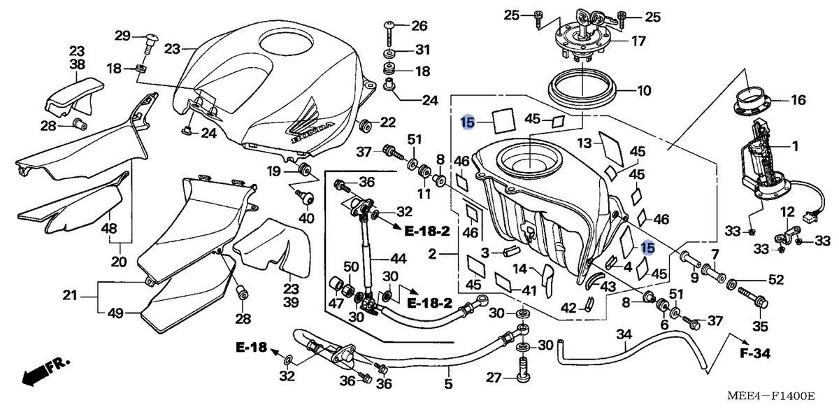 Honda OEM part 17558-MEE-940