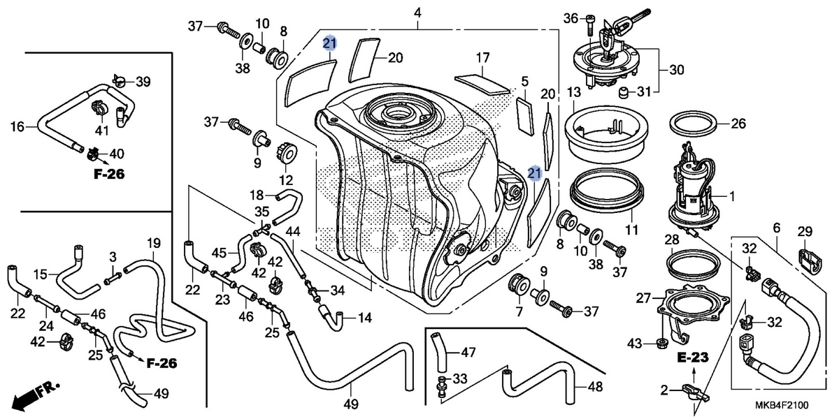 Honda OEM part 17558-MGP-D00