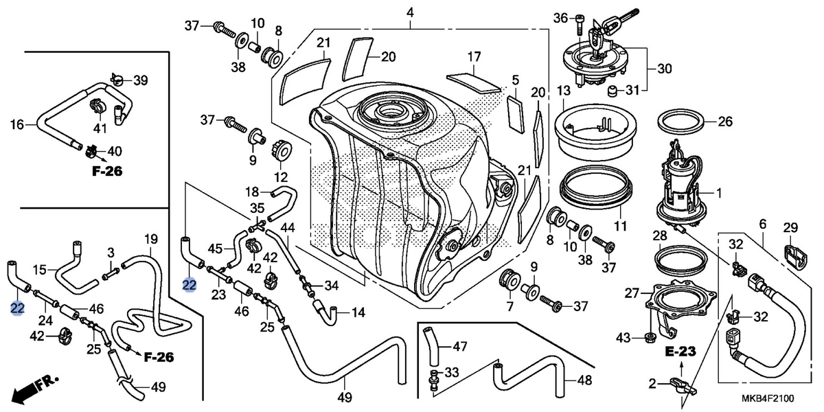 Honda OEM part 17559-MFL-000