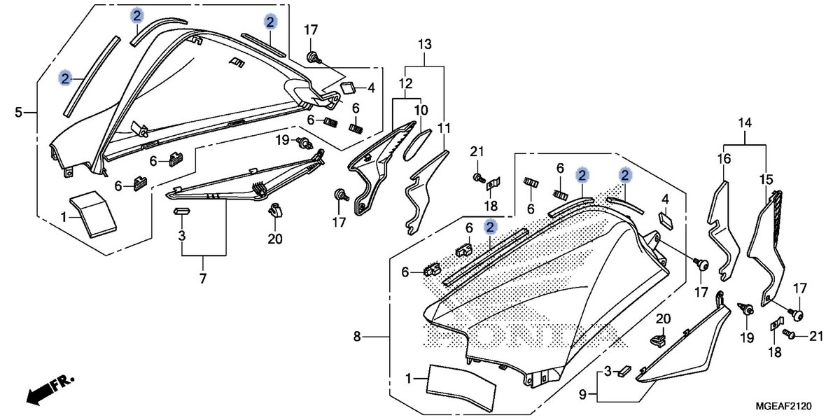 Honda OEM part 17559-MGE-300
