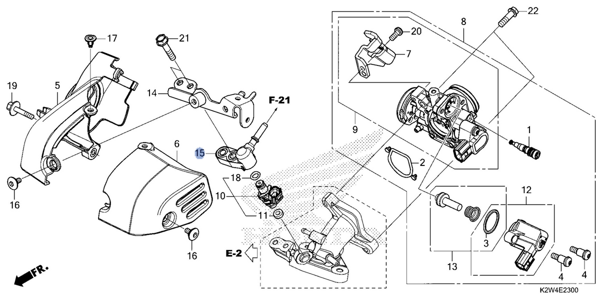 Honda OEM part 17560-K26-G00
