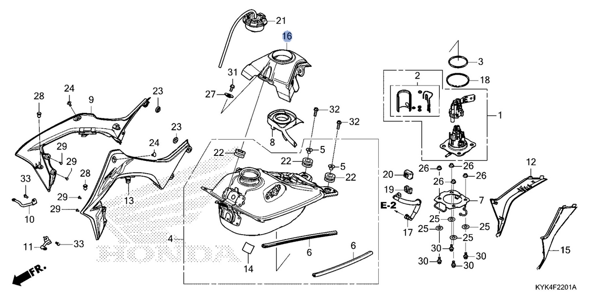 Honda OEM part 17560-K28-A60