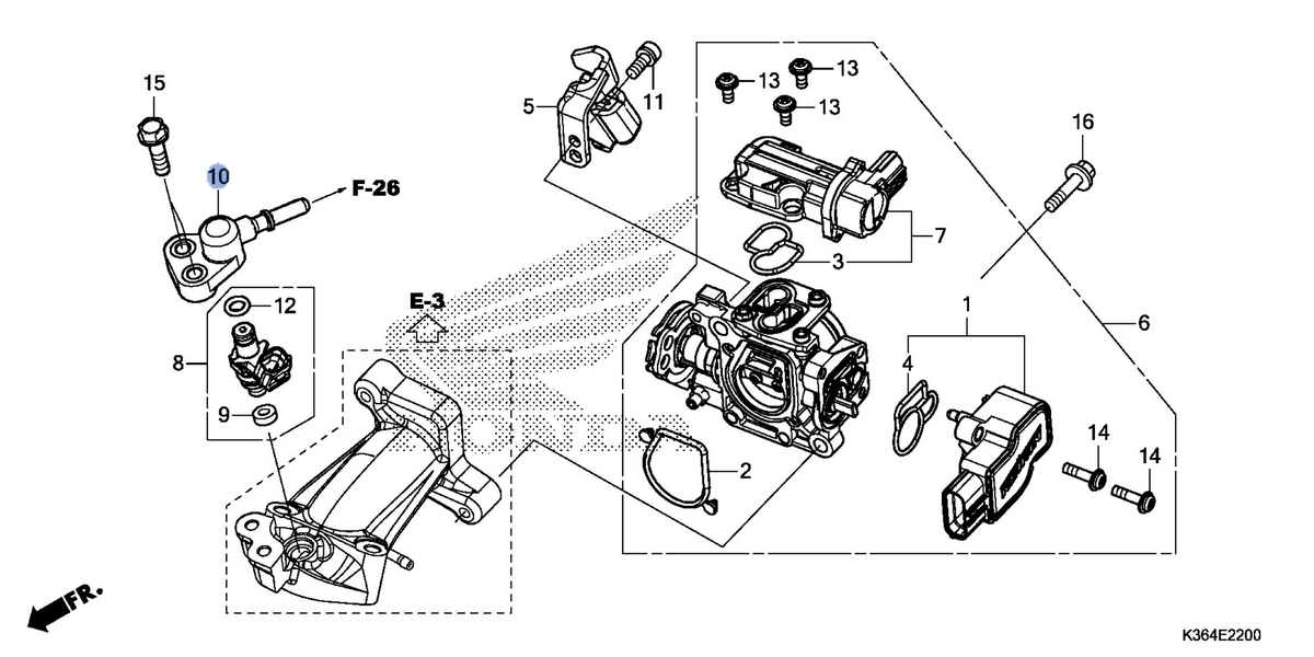 Honda OEM part 17560-K35-V00