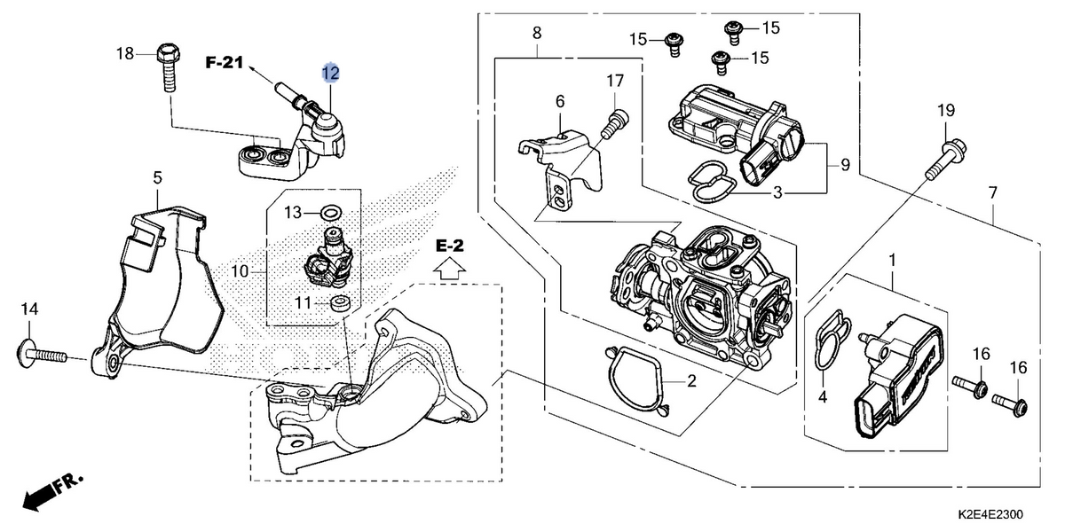 Honda OEM part 17560-KSS-J00