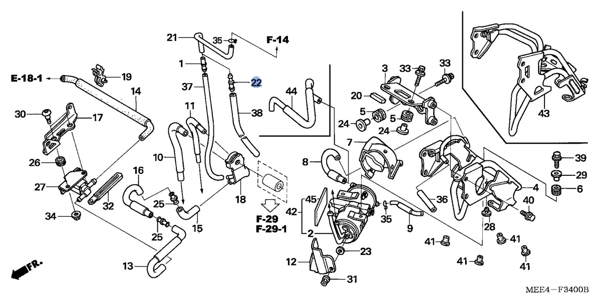 Honda OEM part 17561-MEE-000