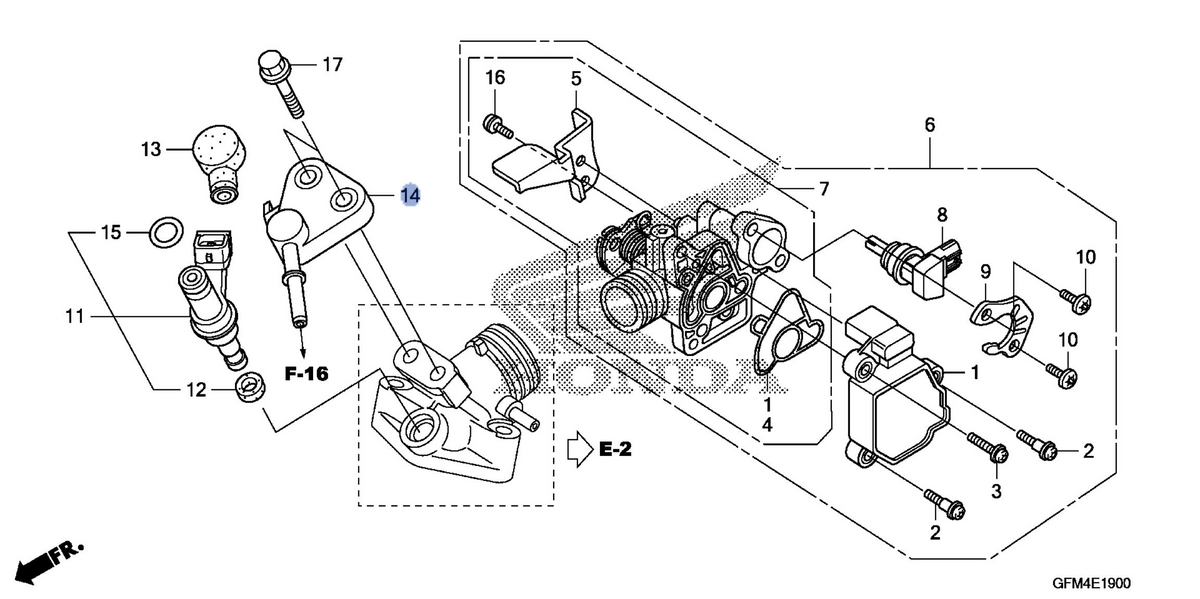 Honda OEM part 17565-GFM-900