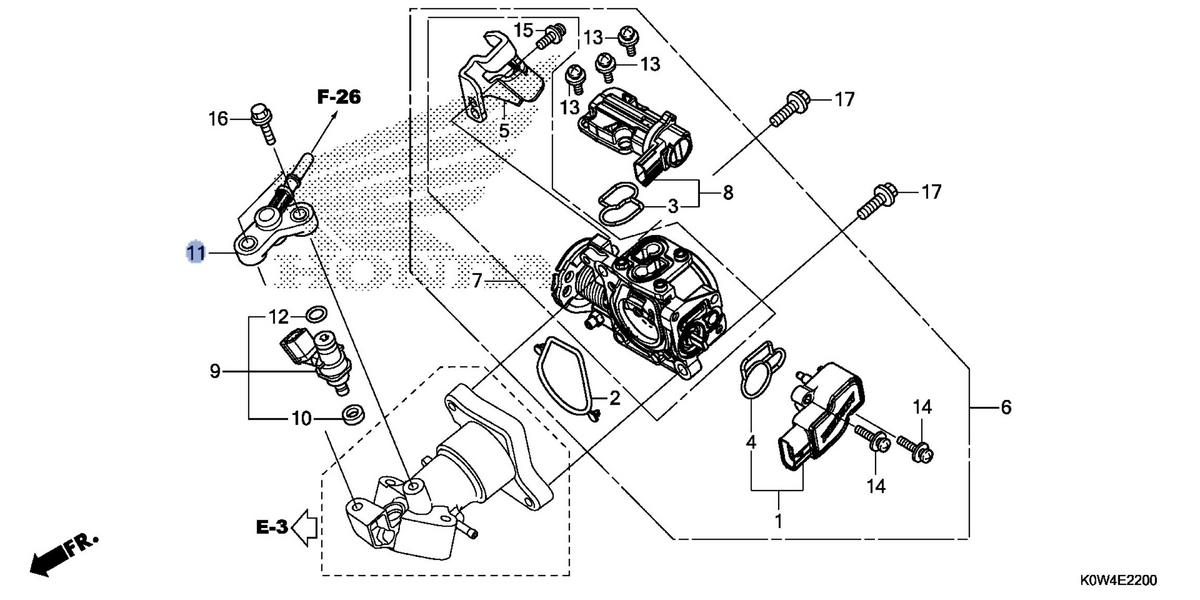 Honda OEM part 17565-K01-900