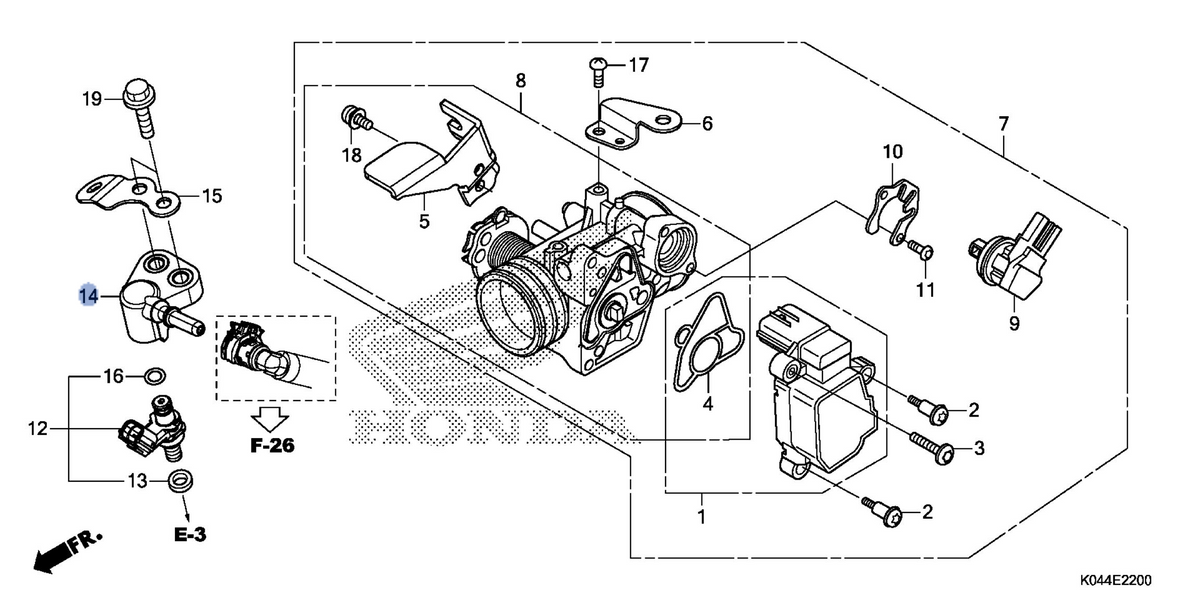 Honda OEM part 17565-K04-930