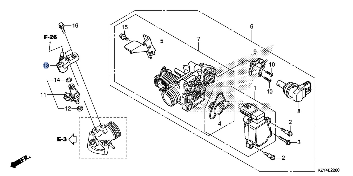 Honda OEM part 17565-KWN-710