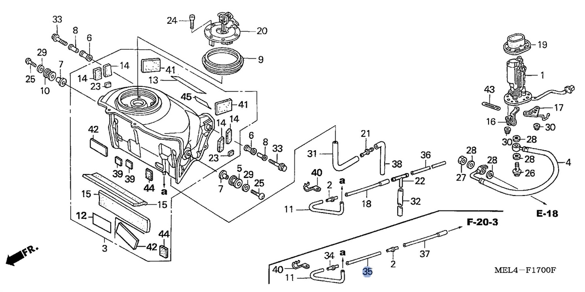 Honda OEM part 17565-MEL-770