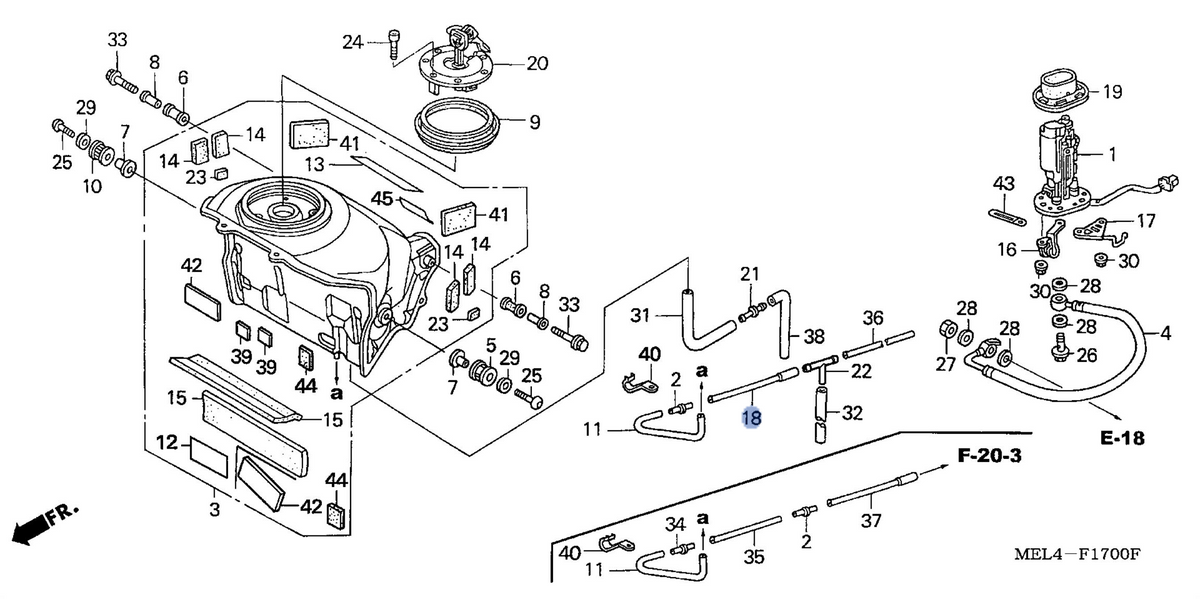 Honda OEM part 17565-MEL-D00