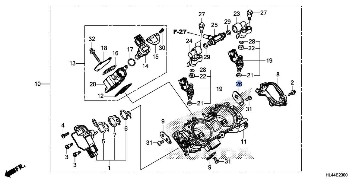 Honda OEM part 17567-HL4-003