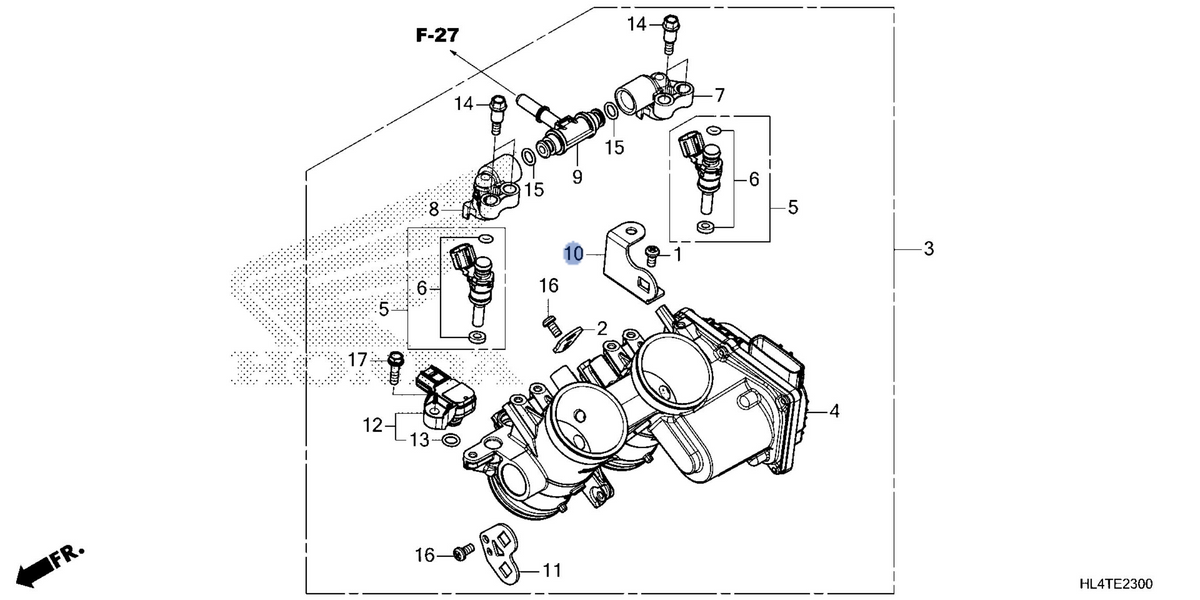 Honda OEM part 17567-HL4-B71