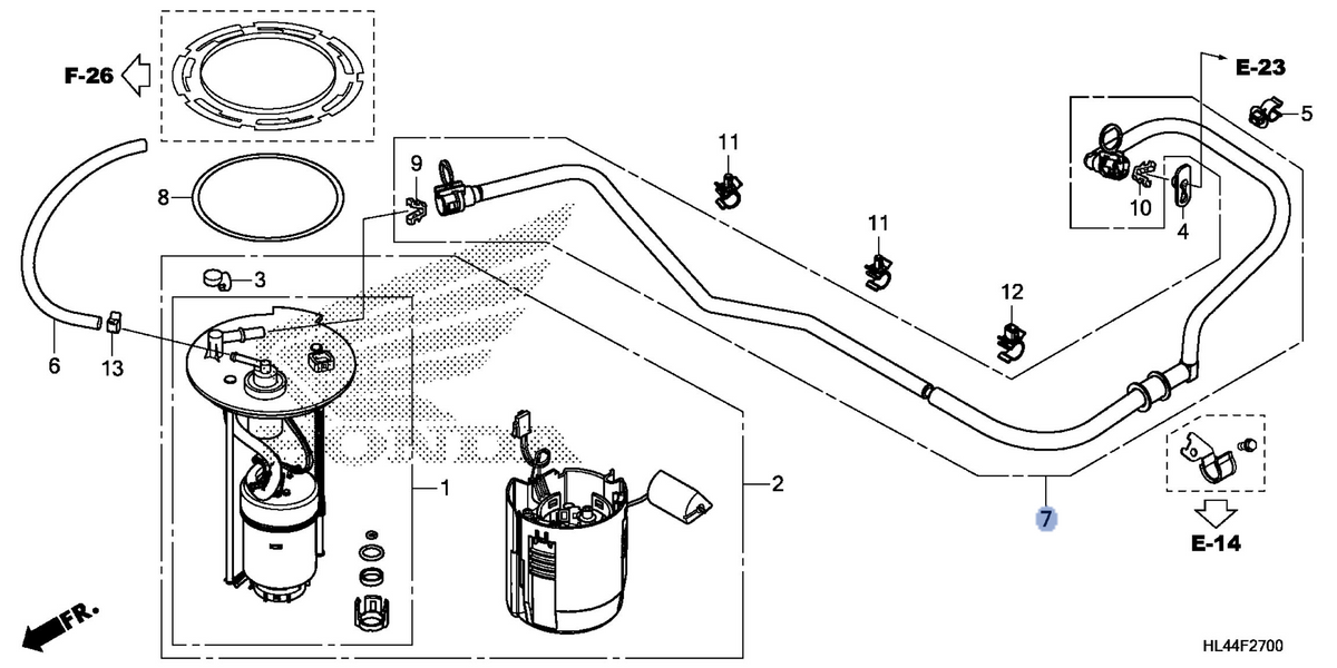 Honda OEM part 17570-HL4-A01