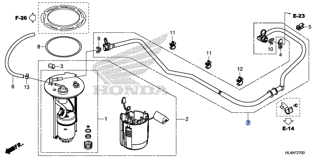 Honda OEM part 17570-HL4-F01