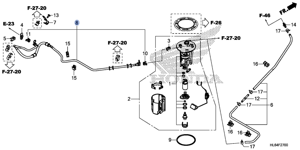 Honda OEM part 17570-HL6-A01