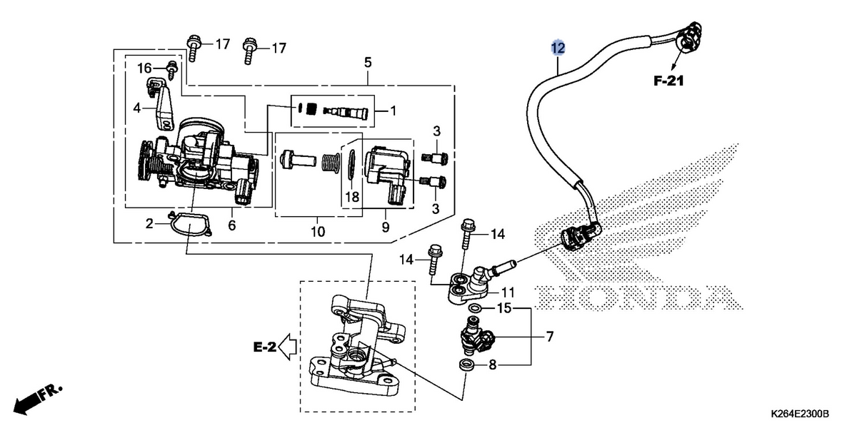 Honda OEM part 17570-K26-901