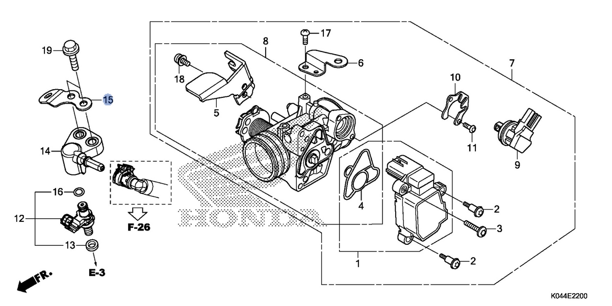 Honda OEM part 17571-K04-930