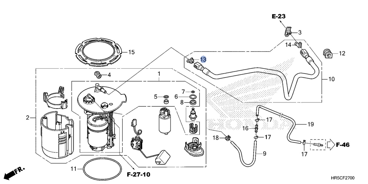 Honda OEM part 17572-HL4-F01