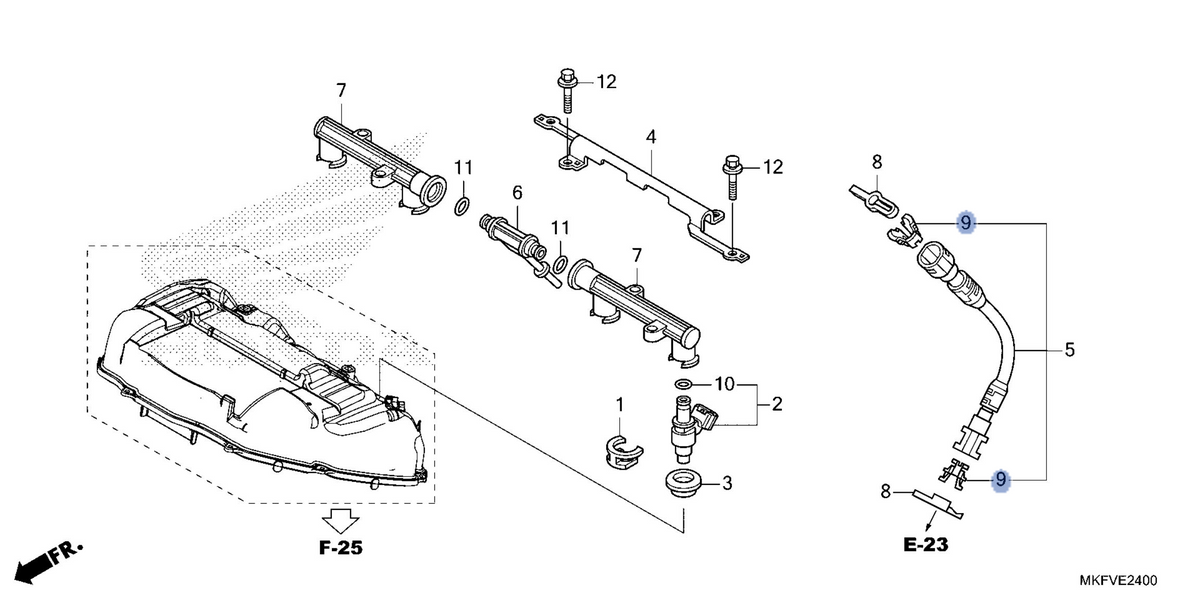 Honda OEM part 17573-HL4-F01