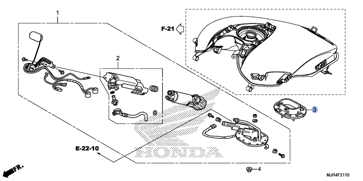 Honda OEM part 17574-MFF-D00