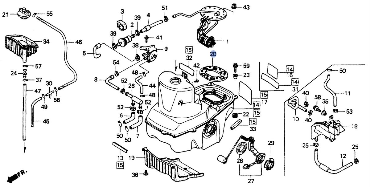Honda OEM part 17574-MN5-000