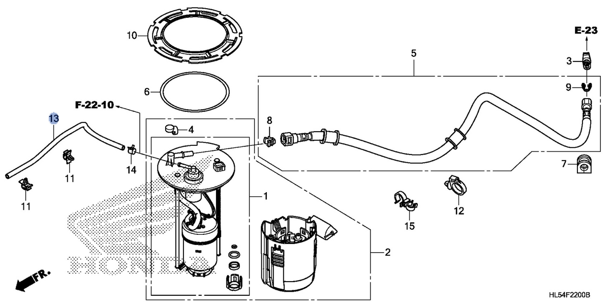 Honda OEM part 17575-HL5-A40