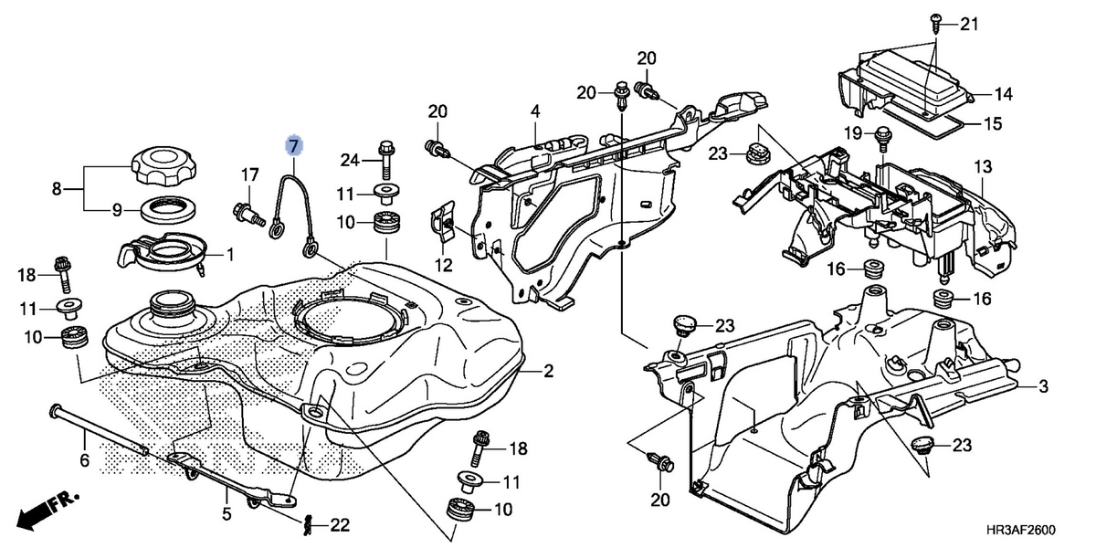 Honda OEM part 17575-KPC-D50