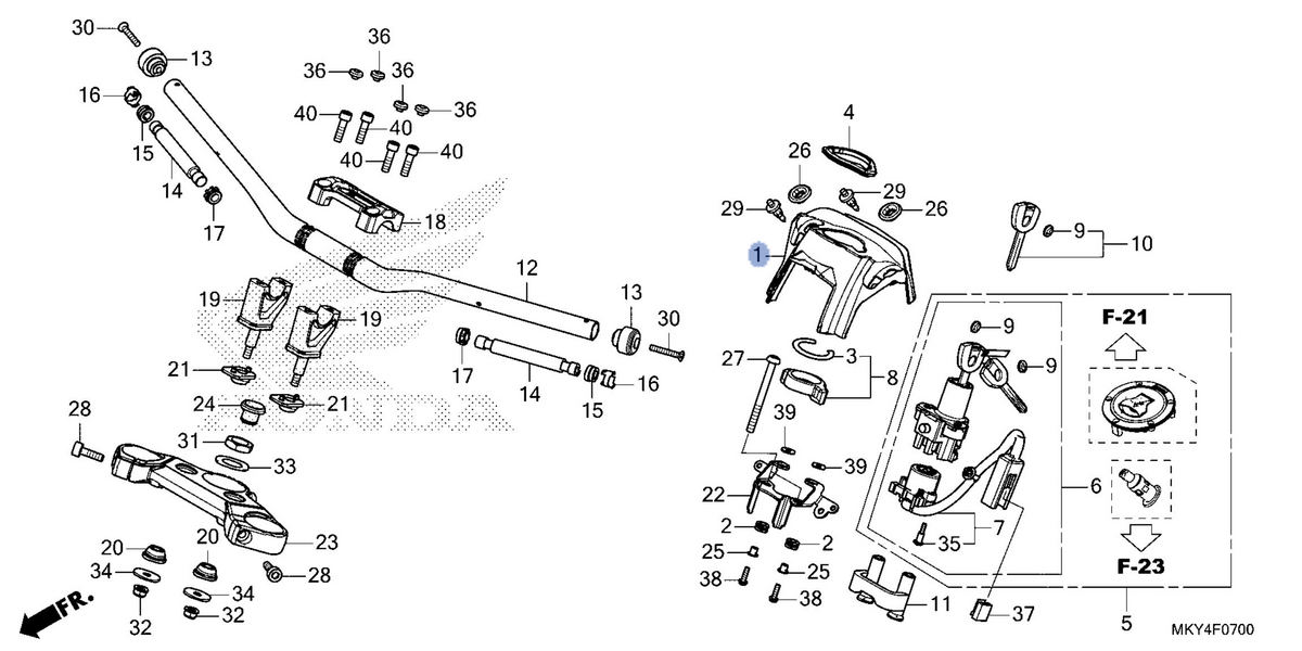 Honda OEM part 17575-MKN-D50