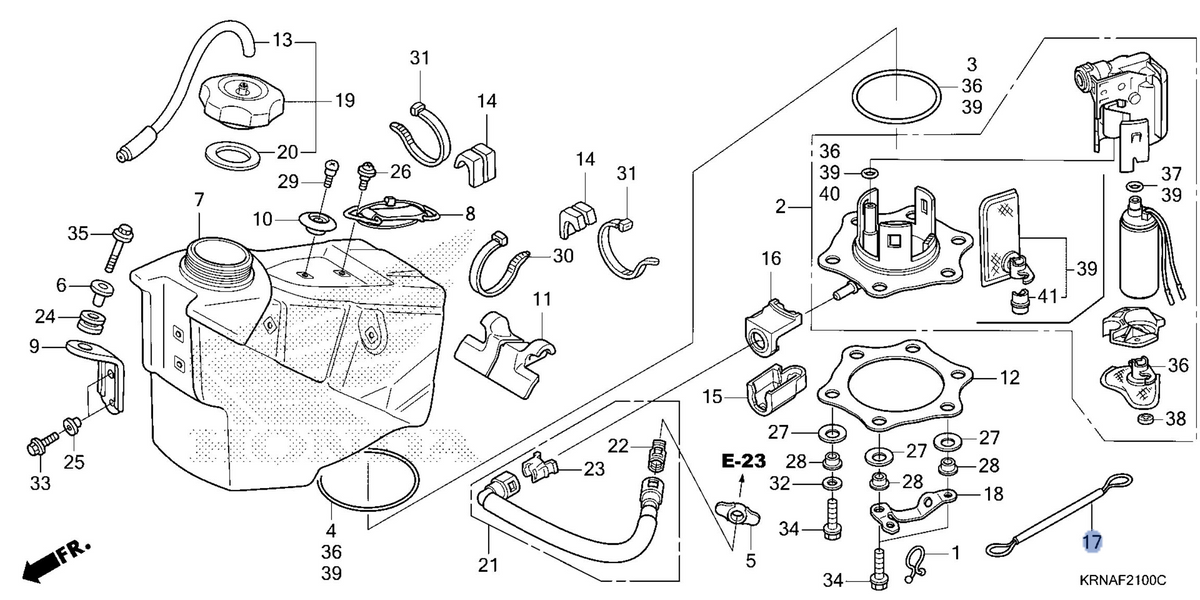Honda OEM part 17577-MEN-A30