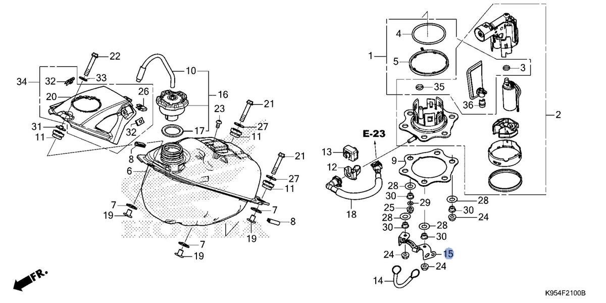 Honda OEM part 17578-K95-A20