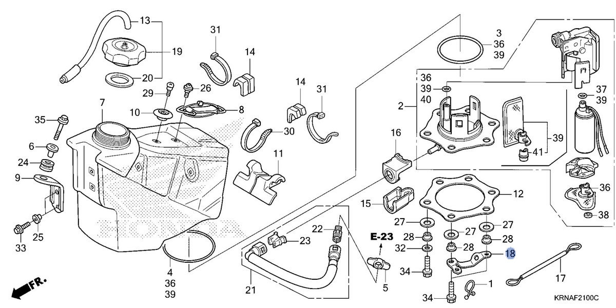 Honda OEM part 17578-MEN-A30