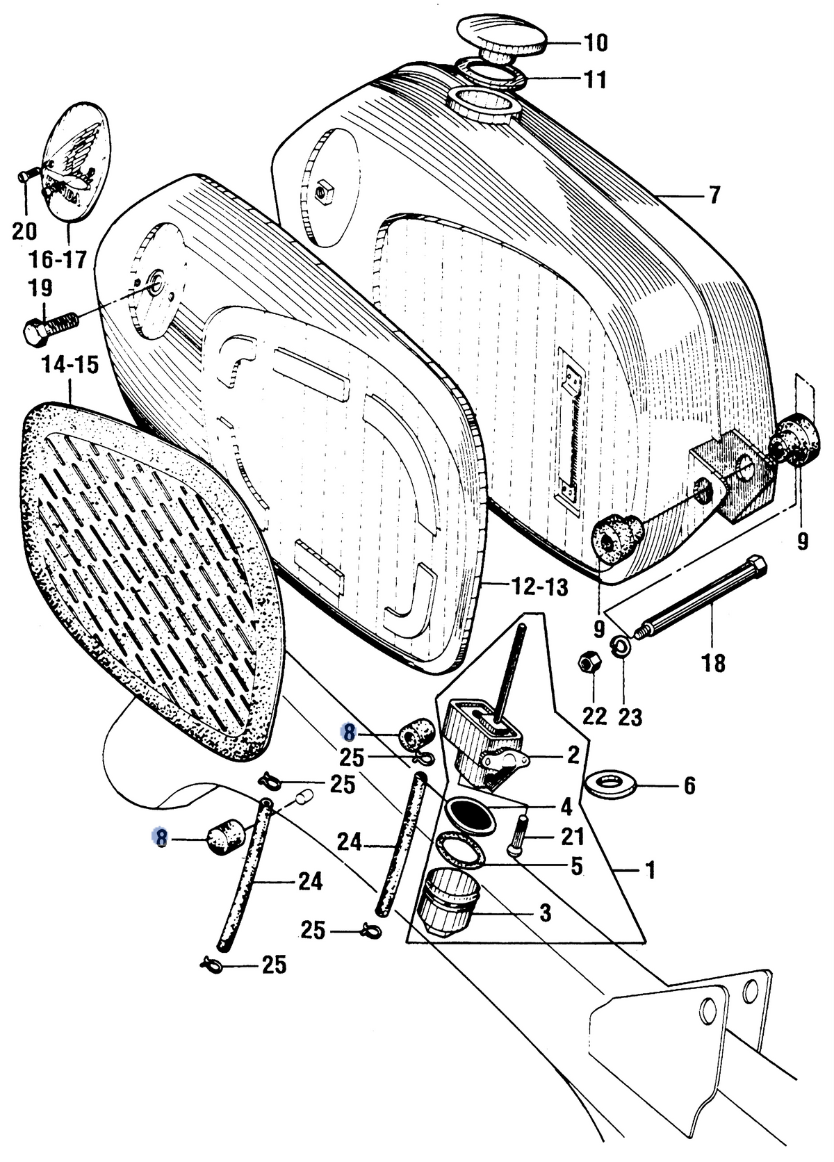Honda OEM part 17611-051-000