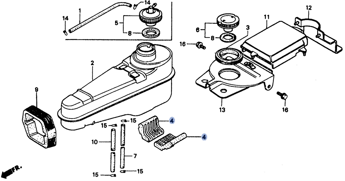 Honda OEM part 17611-098-310
