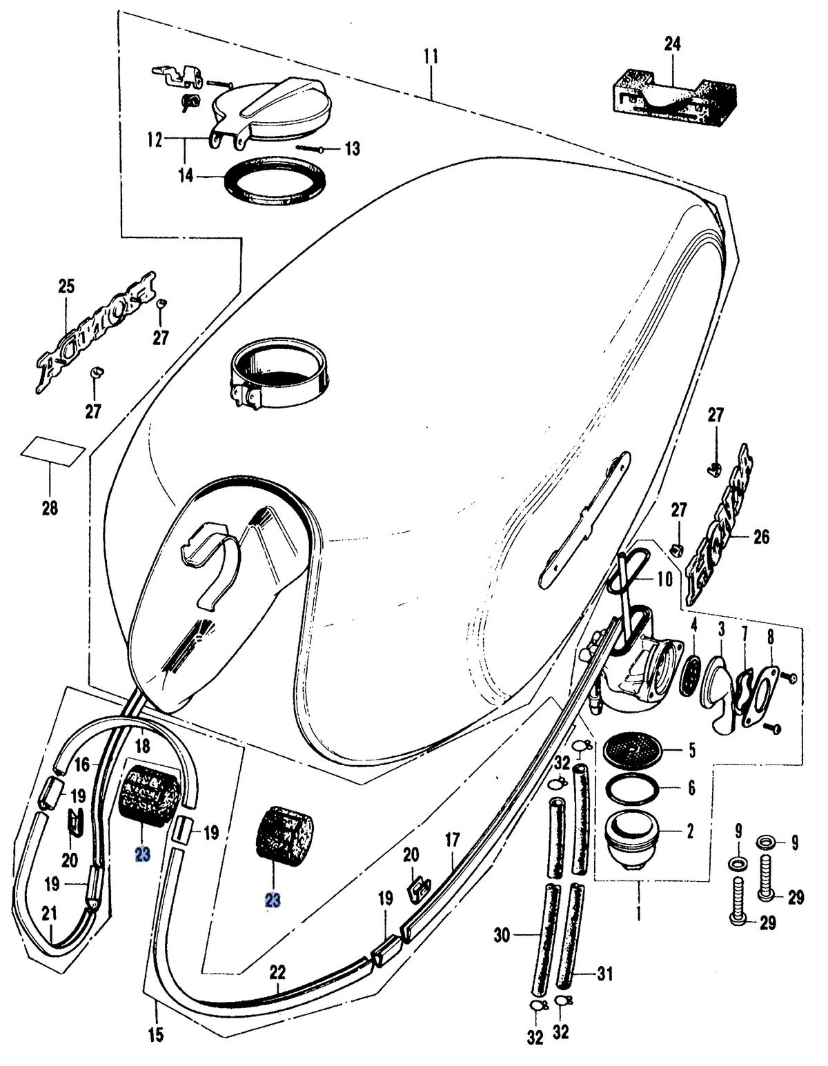Honda OEM part 17611-283-010
