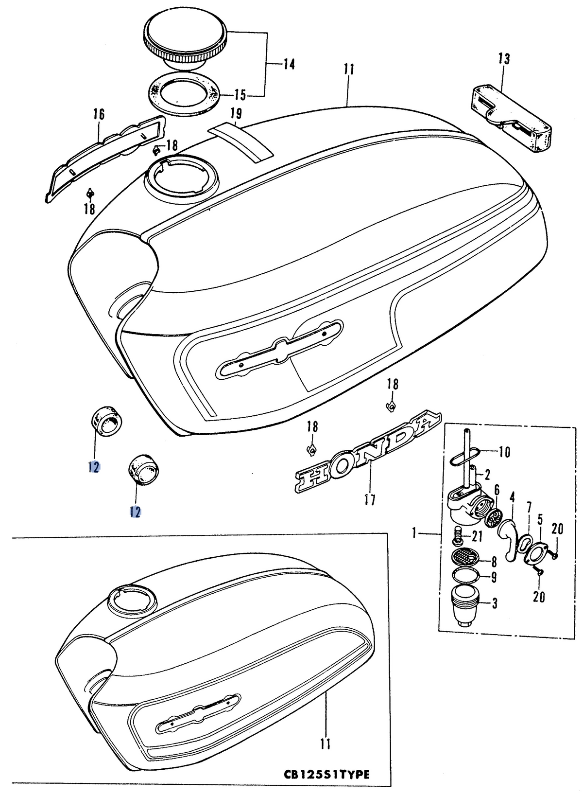 Honda OEM part 17611-331-000