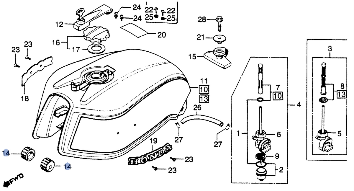 Honda OEM part 17611-425-000