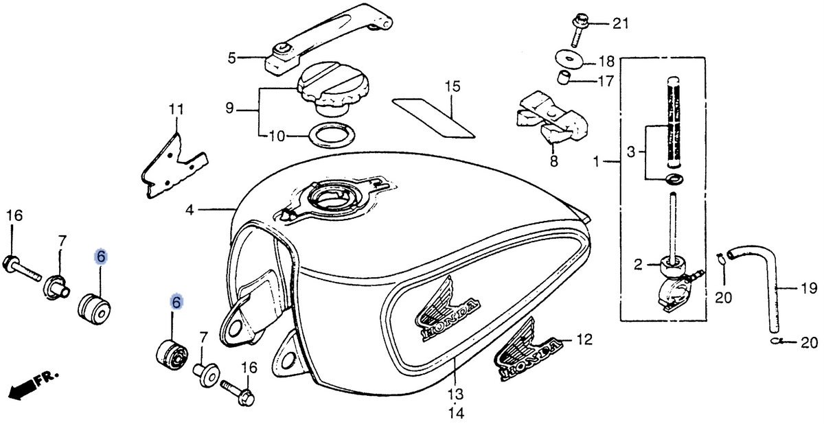 Honda OEM part 17611-449-010